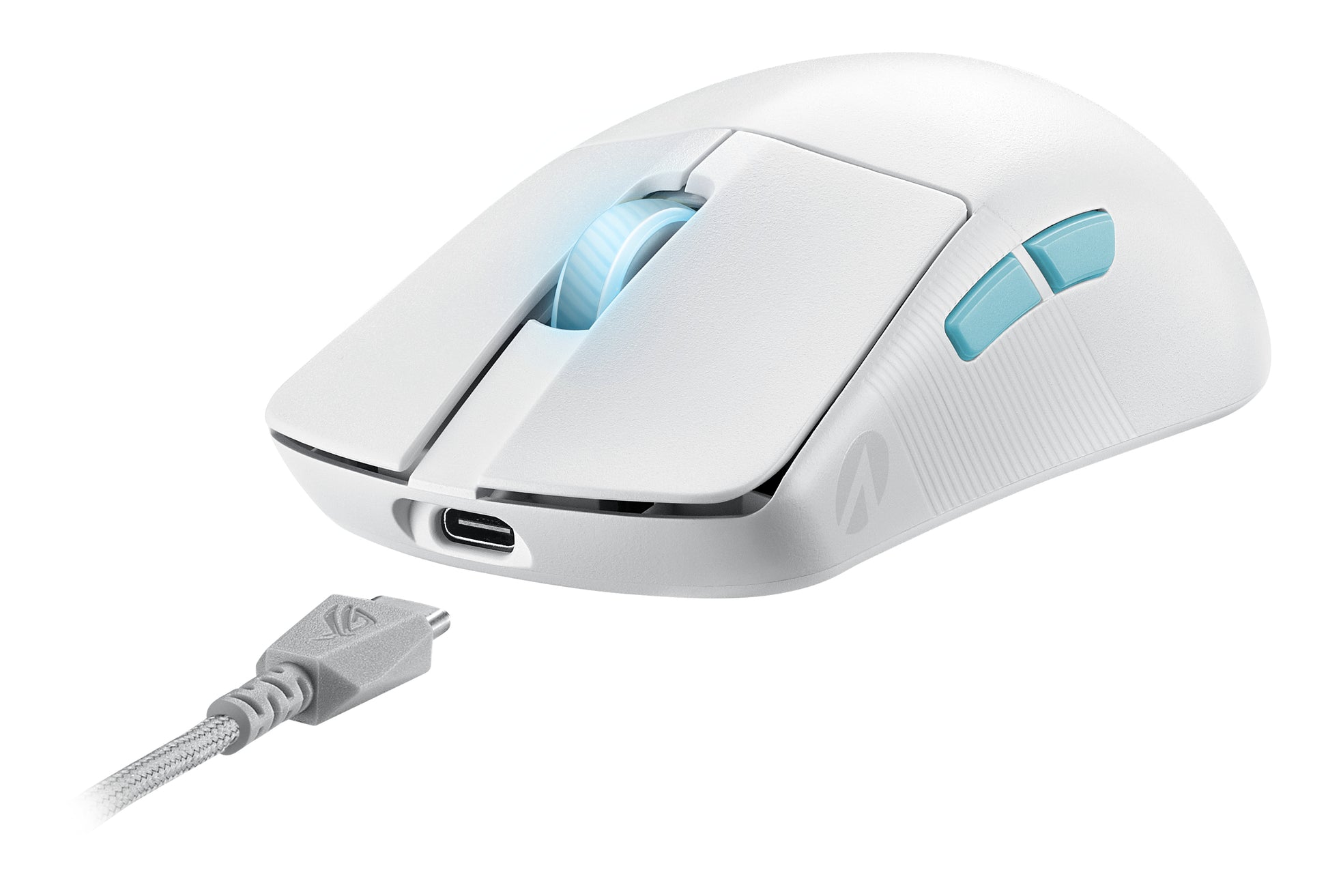 ASUS ROG Harpe Ace Aim Lab Edition Gaming-Maus – kabellos, USB-C, 36'000 dpi, beidhändig, Opto-Mechanical