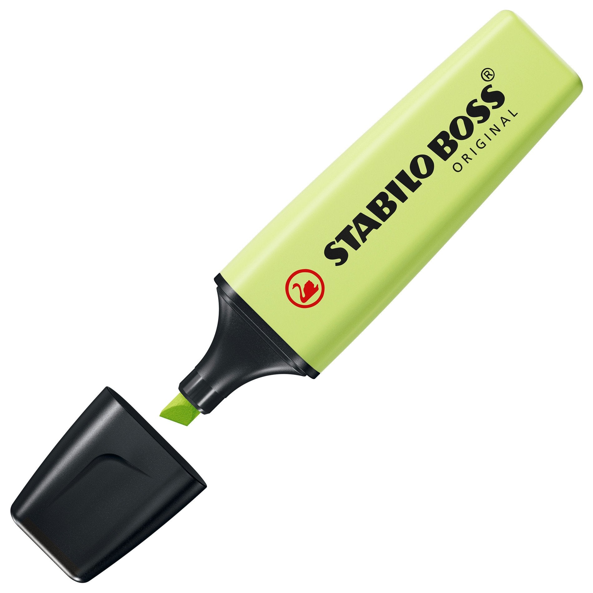 STABILO BOSS Original Textmarker Limette – Keilspitze, 2–5 mm