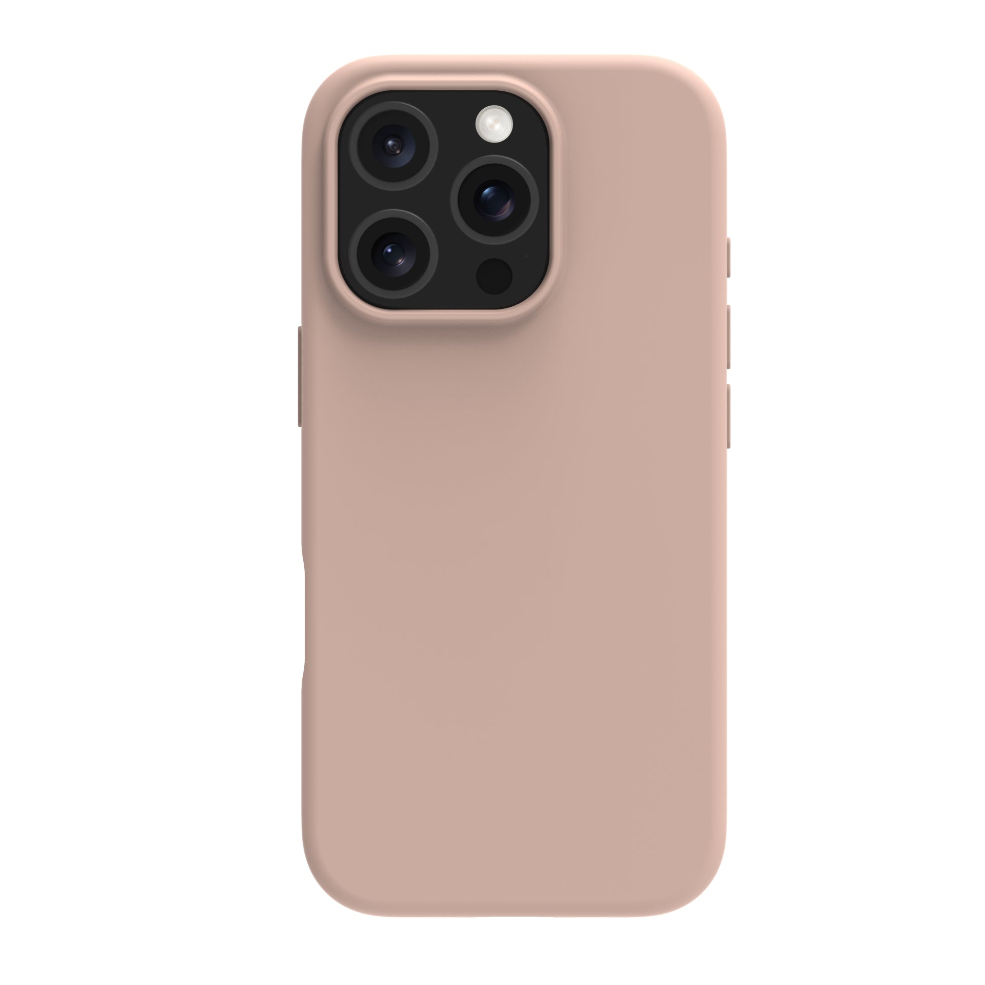 dbramante1928 Monaco Backcover – für Apple iPhone 16 Pro, MagSafe, Kunststoff+Silikon, Pink Sand