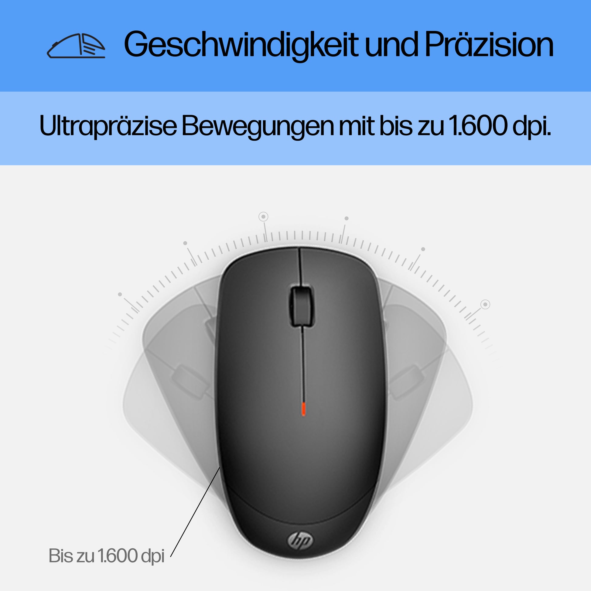 HP 230 Tastatur-Maus-Set – Membran – 2,4 GHz – Weiss – für HP-PCs mit freiem USB-A-Anschluss
