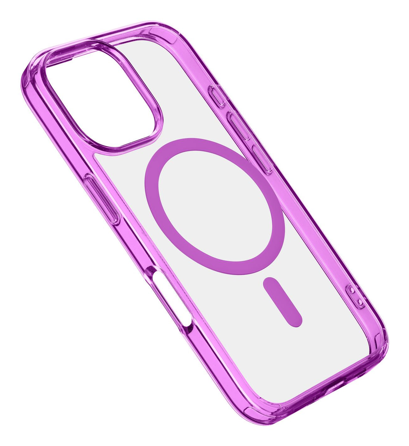 Cellularline Backcover Iconic – für Apple iPhone 16 Pro – rosa – MagSafe-kompatibel
