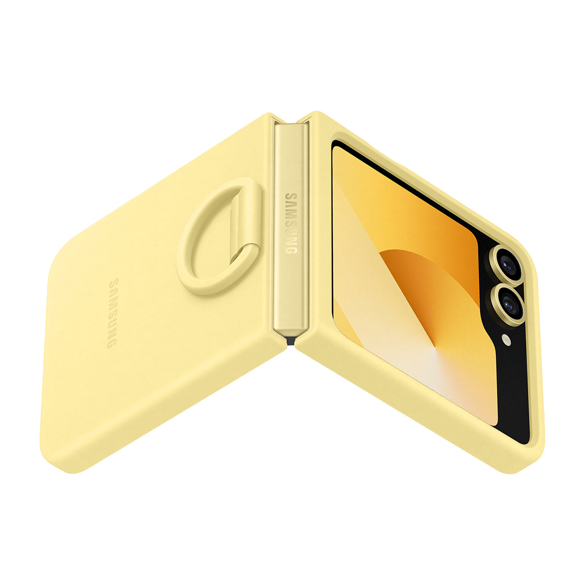 Samsung Backcover – für Samsung Galaxy Z Flip6 – gelb – Silikon