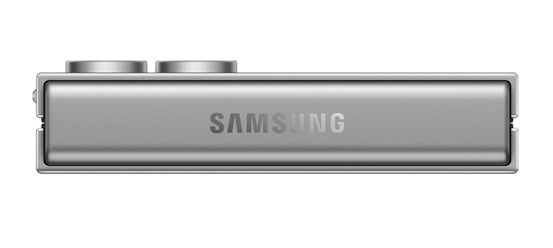 Samsung Galaxy Z Flip6 – silber, 6,7", 2640 × 1080, Android 14, 512 GB, 12 GB, Dual-SIM, 5G, NFC, wasserfest
