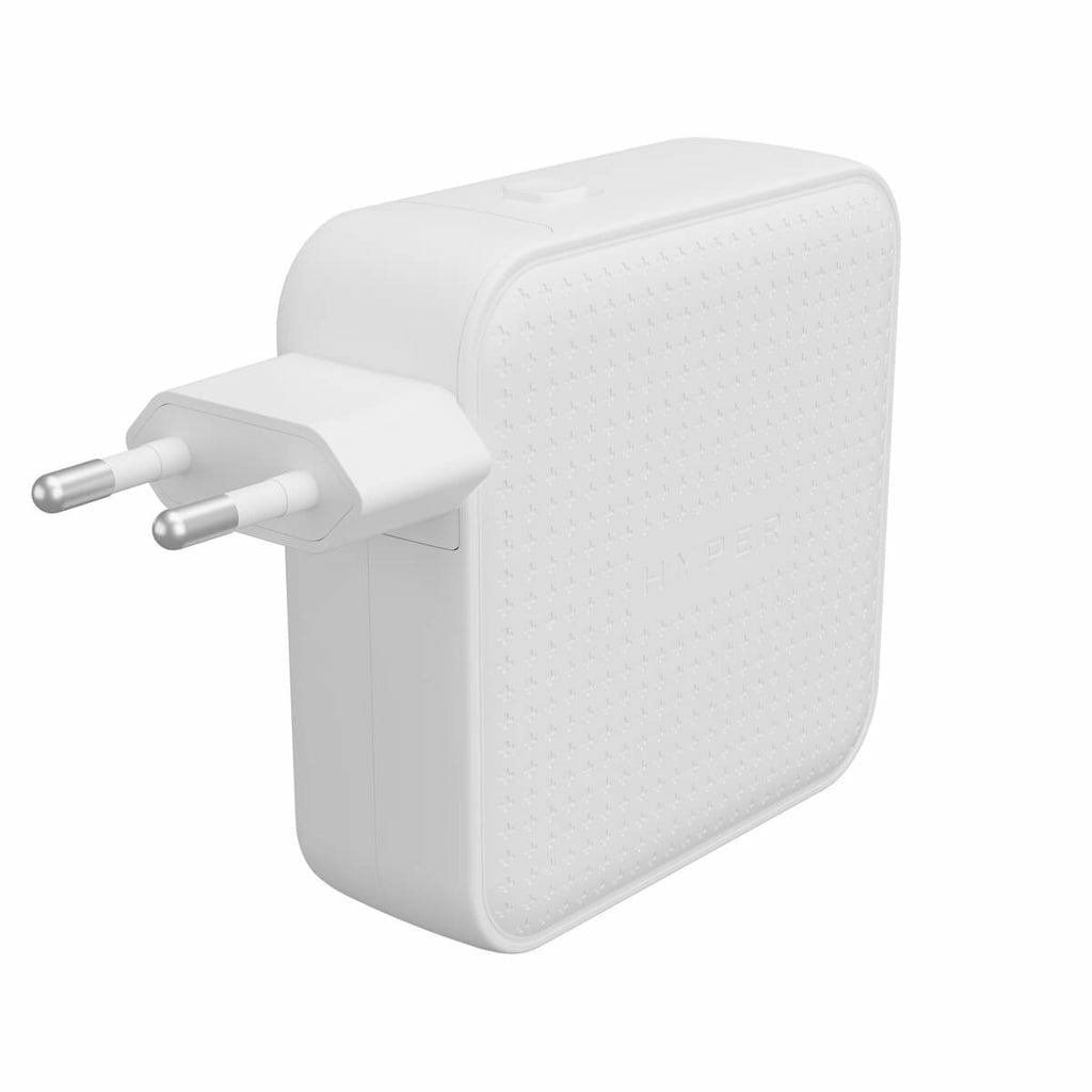 HYPER HJ1002WHWWGL USB-Ladegerät 100 W – USB-C×4, USB-A×1 – PD 3.0, PPS, GaN – für Laptop, Smartphone, Tablet