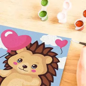 Ravensburger CreArt – Malen-nach-Zahlen-Set – Happy Hedgehog – ab 7 Jahren