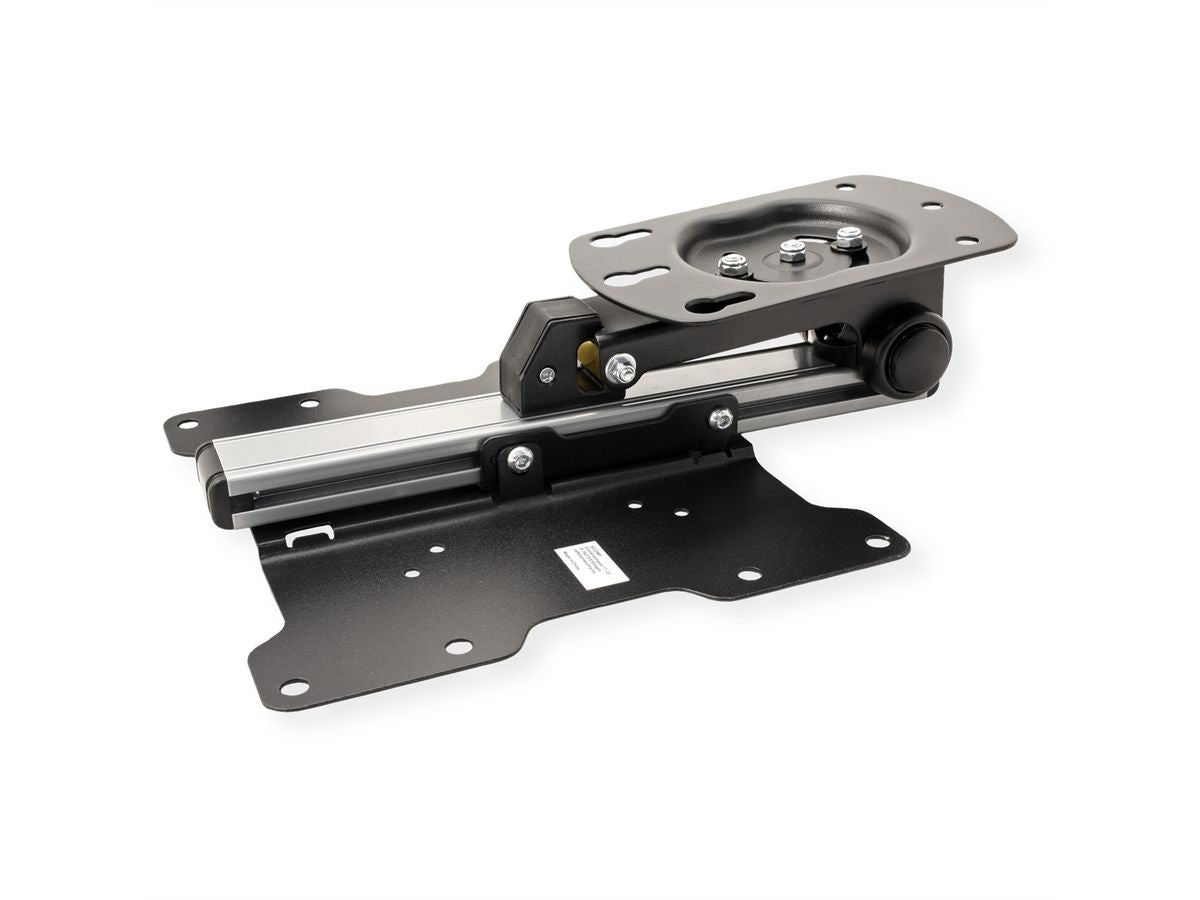 VALUE Deckenhalterung – 17–37" – VESA 75×75–200×200 – bis 20 kg, Teleskopmast, neigbar – schwarz
