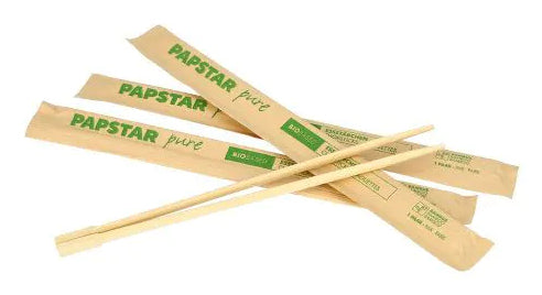 Papstar Bambus-Essstäbchen, 23 cm