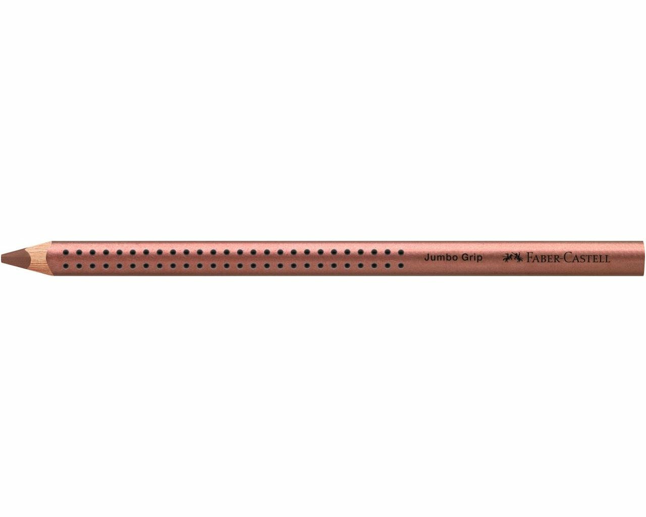 Faber-Castell Buntstifte Jumbo Grip – Jumbo, Metallic, Aquarell, Dreikant, Einzelstift Kupfer
