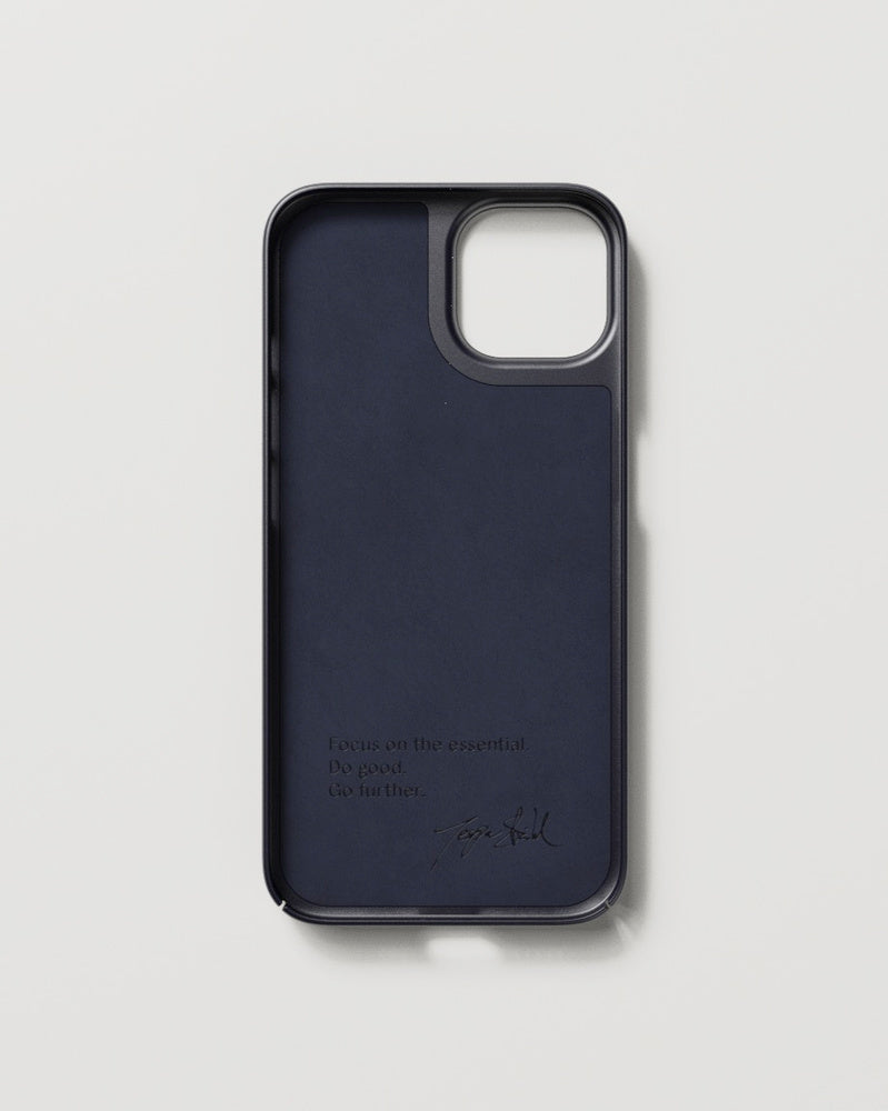 Nudient – Backcover – für Apple iPhone 14 – Midwinter Blue – Mikrofaser, MagSafe-kompatibel