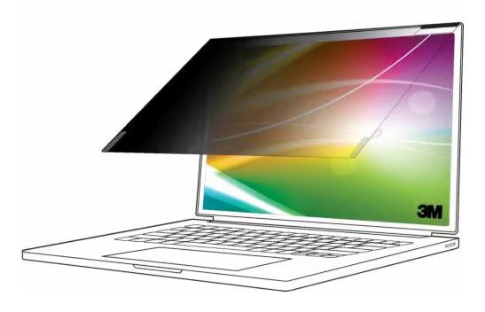 3M Blickschutzfilter für Laptop 14,5", 16:10 – 317 × 203 mm, rahmenlos