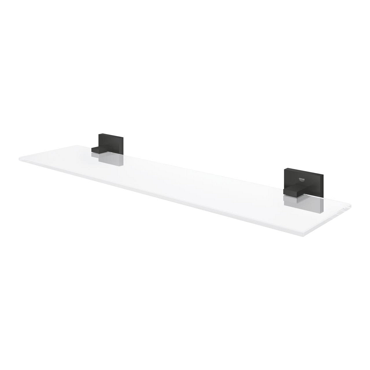 GROHE Seifenhalter Start Cube – Metall, Klebestreifen, 53×7,9 cm, Schwarz