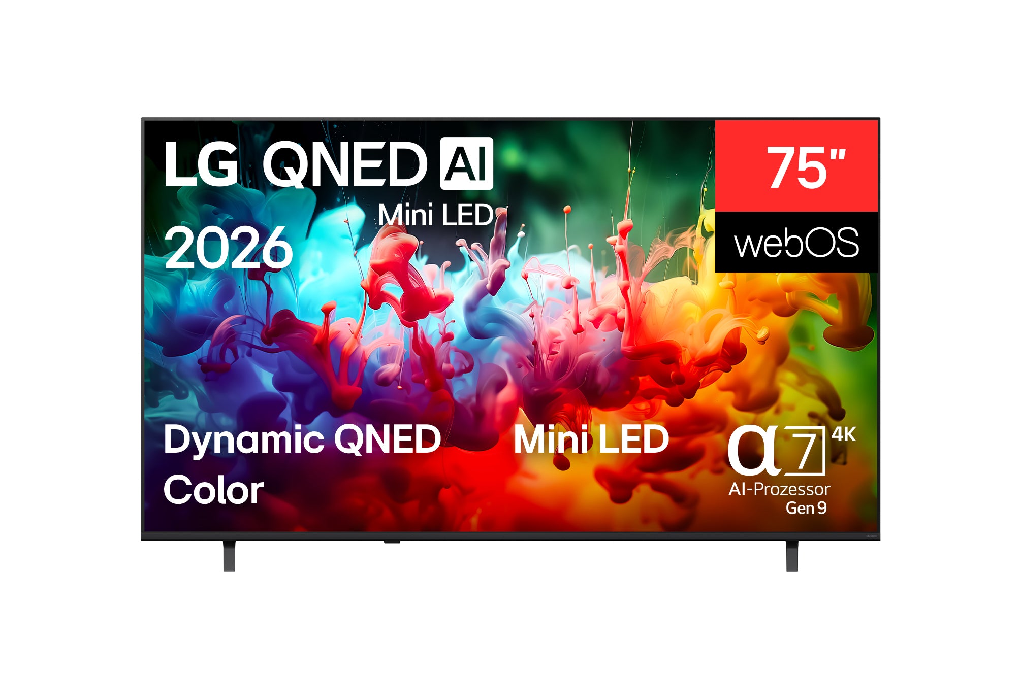 LG 75QNED7EB3A – 75" TV – 4K UHD – QNED (Mini-LED) – webOS 26 – 60 Hz – HDR10, HLG