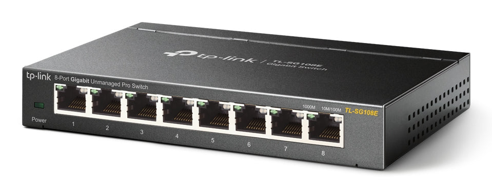 TP-Link TL-SG108E – Managed Switch – 8×GbE, L2