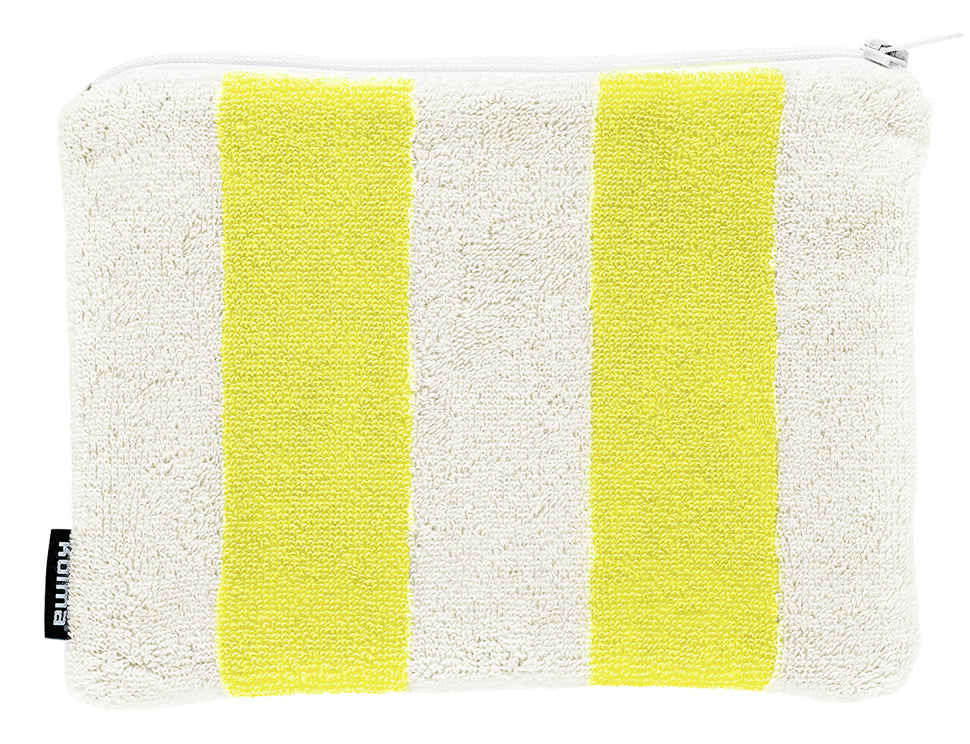 Kolma Etui, Stripy, gelb, PVC, 24,5 × 18,5 cm