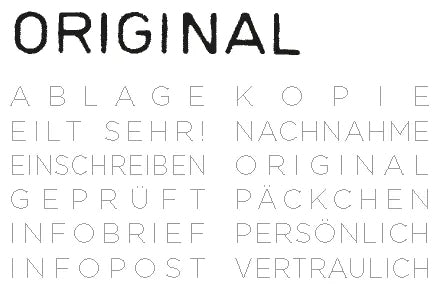 Colop Printer S 220/W – Selbstfärbender Wortstempel, 12 Texte, Deutsch – Abdruck 25 × 4 mm – Rot