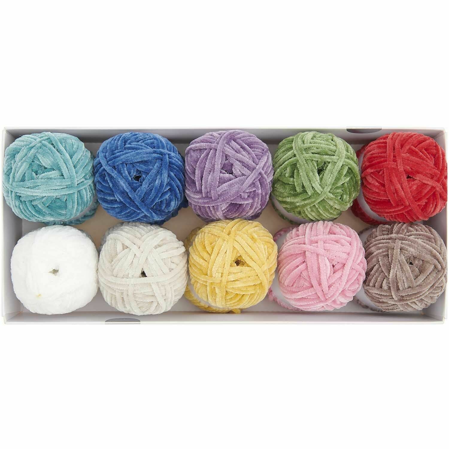Rico Design Ricorumi-Set, Polyester, mehrfarbig, 10 Stück