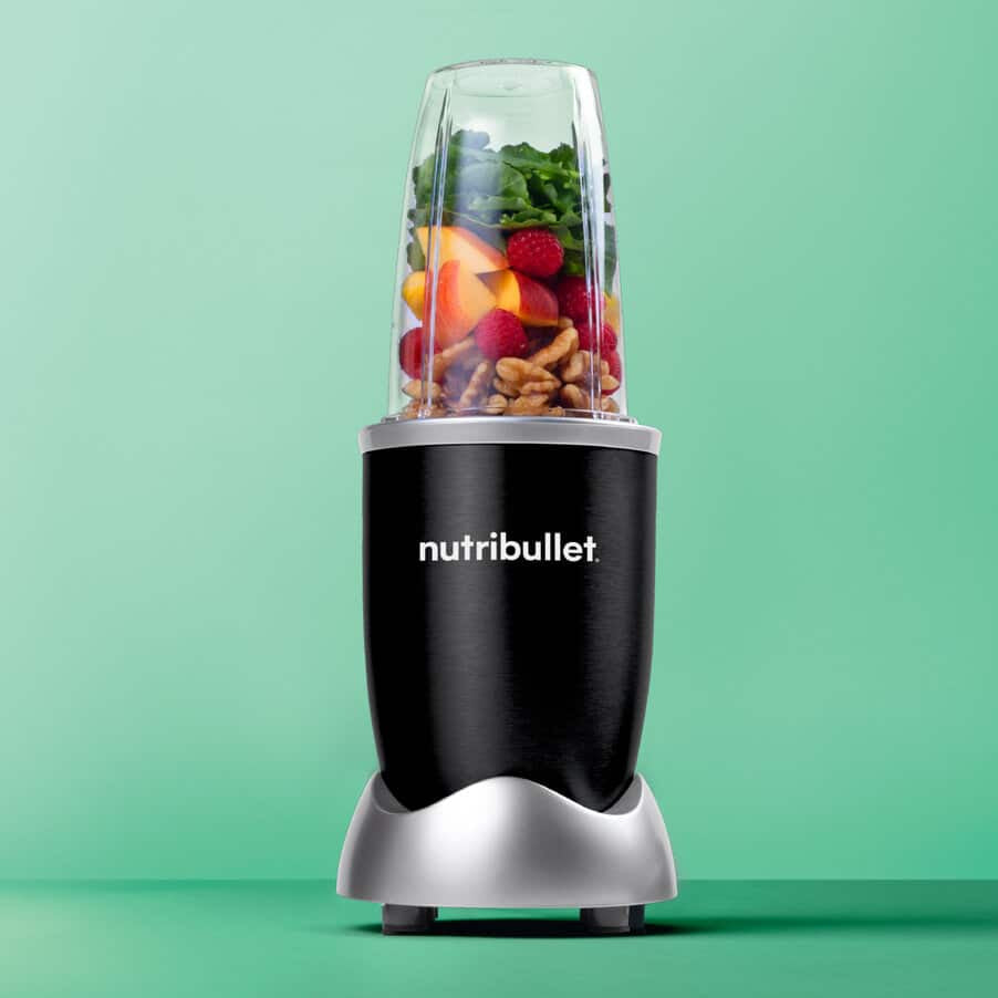 NutriBullet Smoothie-Mixer Original NB603B – 0,7 l, 600 W – To-Go, Schwarz