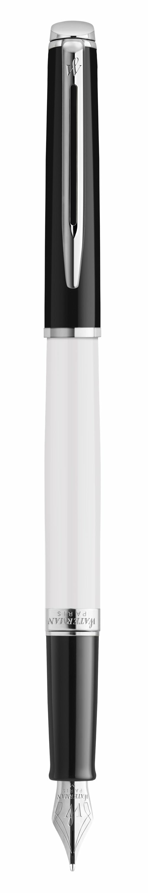 Waterman Hémisphère Colour Blocking Schwarz & Weiss – Lackoberfläche, Geschenkbox