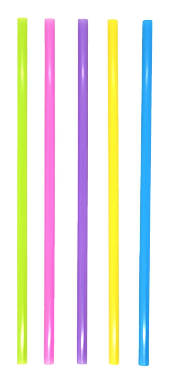Weita Strohhalme PP, Ø 8 mm 25 cm, mehrfarbig – 135 Stk.