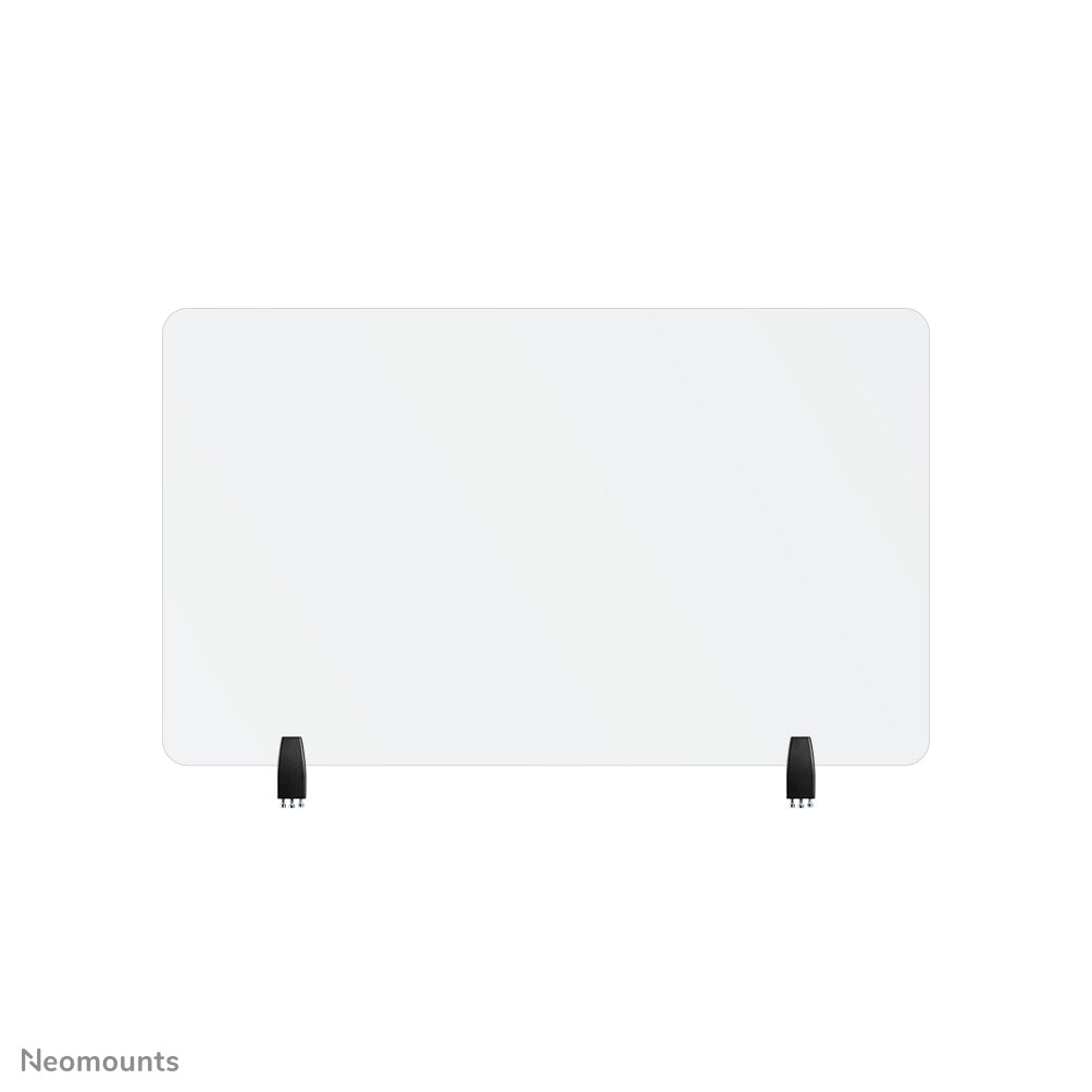 Neomounts Hygieneschutzschild – 1'000 × 650 mm, Glas, transparent, mit Montageset, für Tischplatten bis 25 mm