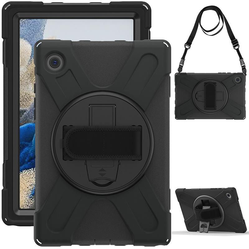 eSTUFF Tablet-Hülle für Galaxy Tab A8 10,5" (SM‑X200, SM‑X205) – Schwarz