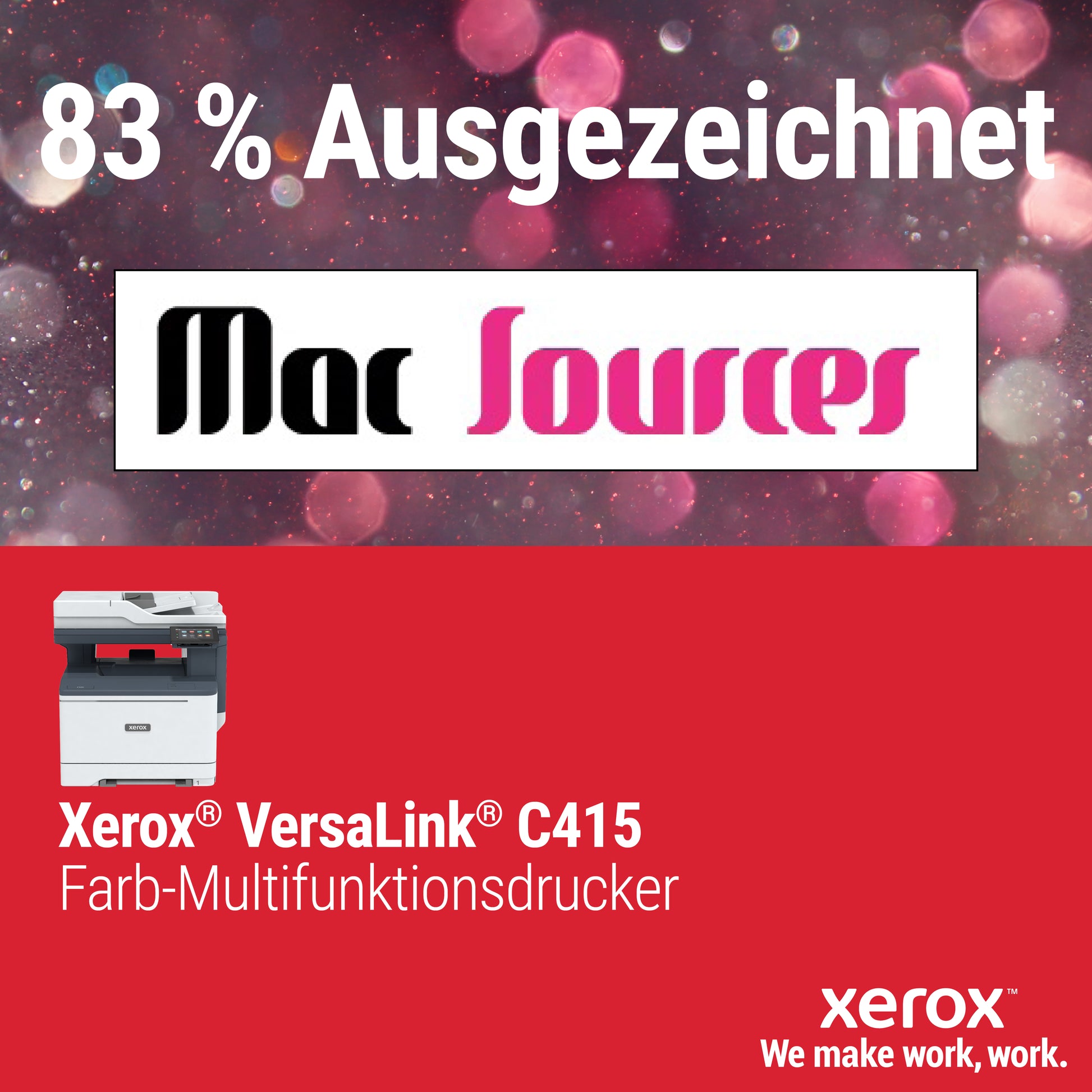 Xerox VERSALINK C415 – Farbiger Laser-MFP A4, 4-in-1 – Duplex – 40 S./Min. S/W