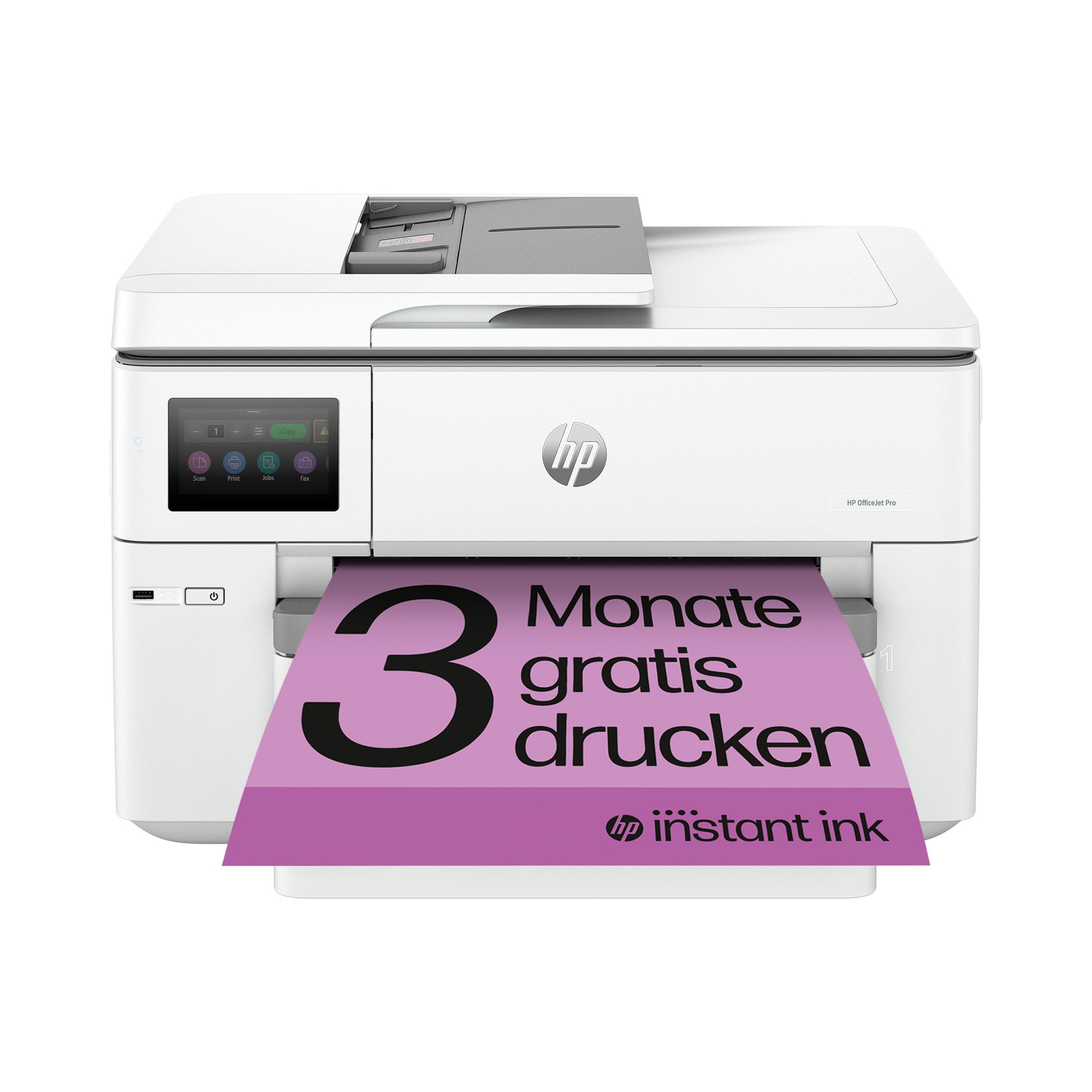 HP OfficeJet Pro 9730e – Grossformat Tintenstrahl-MFP 17" – USB/LAN/WLAN – Duplex, Duplex-ADF, 35 Blatt ADF