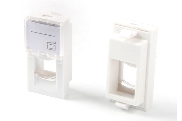 Lanview LKS840 Keystone-Modul RJ45, 1-Port, 45×22,5 mm