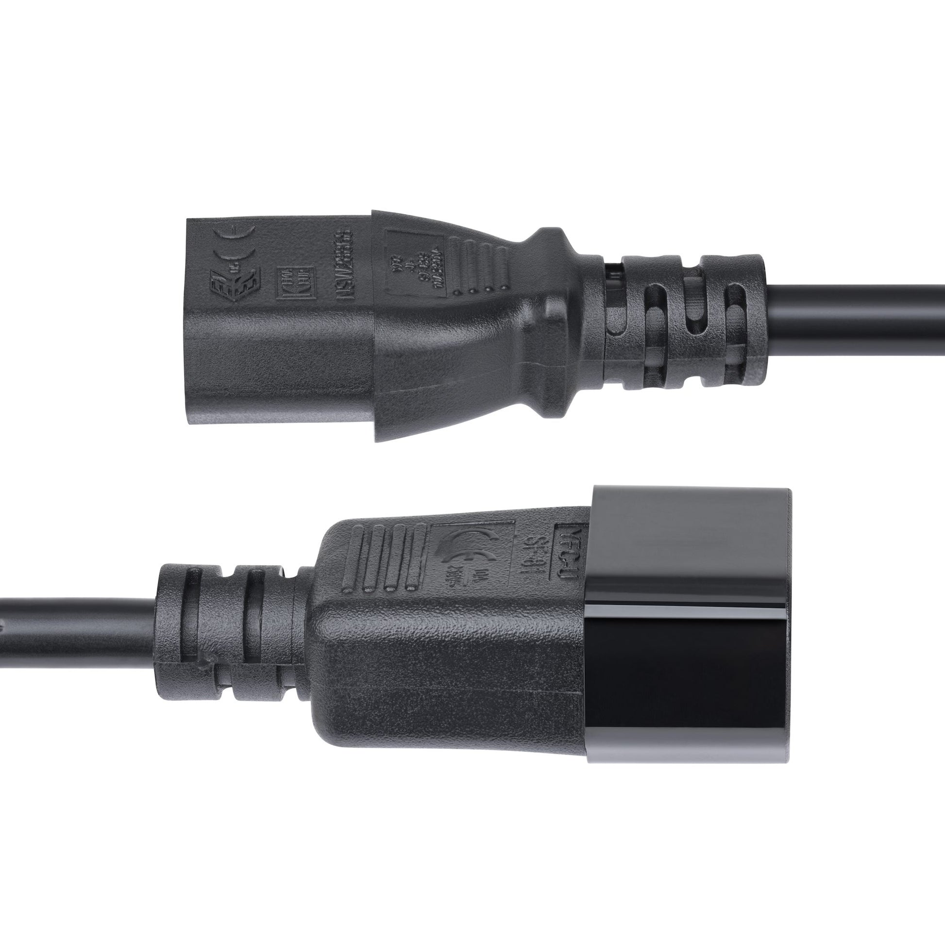 StarTech.com Netzkabel – IEC C14 zu IEC C13, 4,57 m, 250 V/15 A, schwarz
