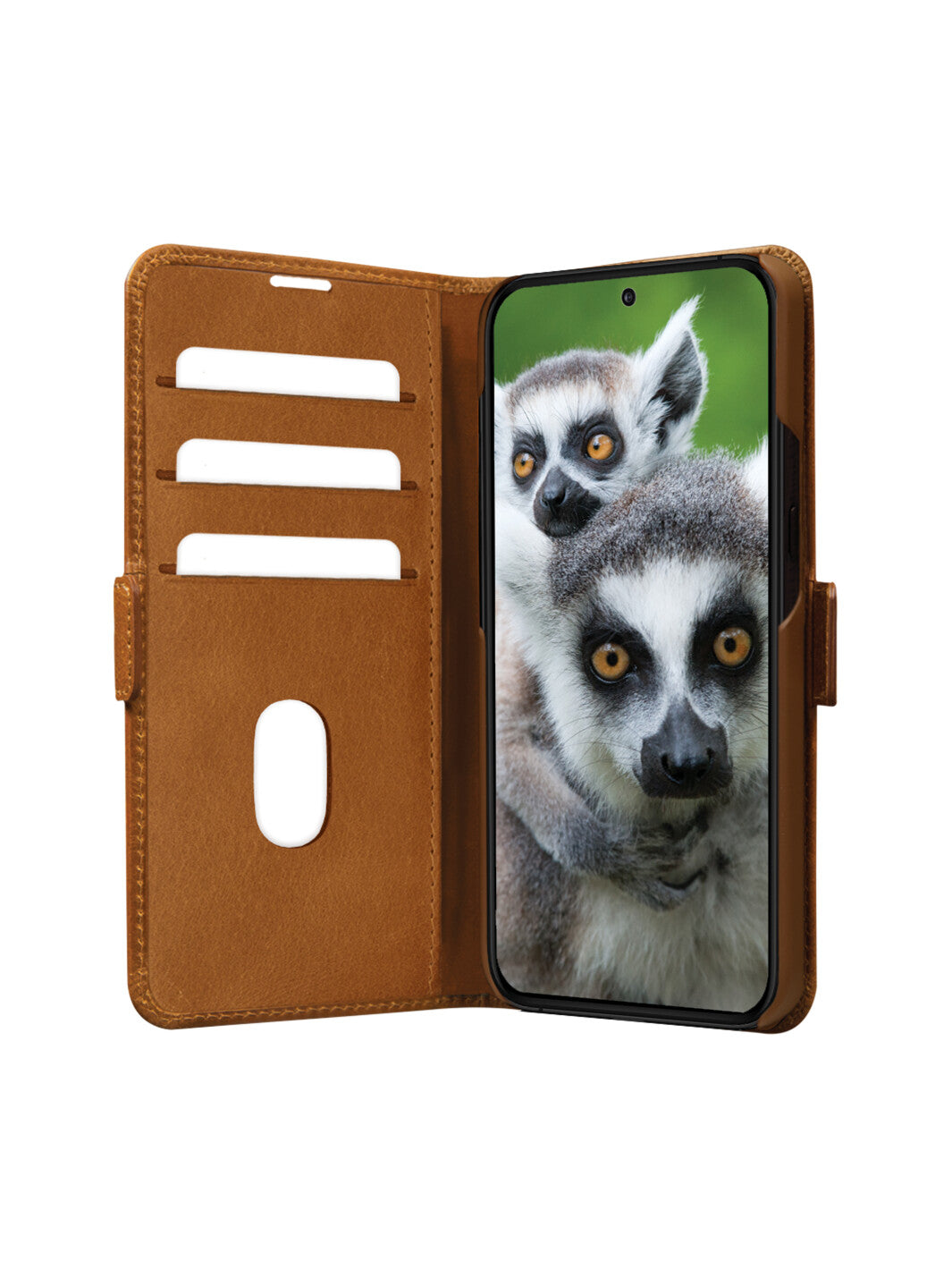 dbramante1928 Copenhagen – Wallethülle – für Samsung Galaxy S24+, mit Ständer, 3 Kartenfächer, Leder, Beige