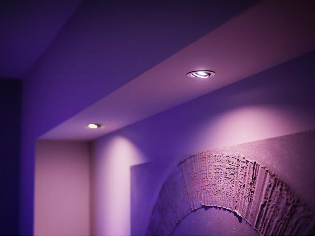 Philips Hue White & Colour Ambiance Starterset GU10 3er – 400 lm, inkl. Bridge, für Bluetooth & Apple HomeKit