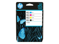 HP Tintenpatronen-Multipack 953, CMYK, 4er-Pack
