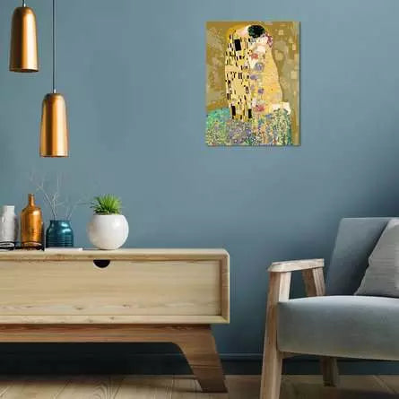 Ravensburger Malen-nach-Zahlen-Set – Klimt The Kiss – 30 × 40 cm – Metallic – ab 12 Jahren