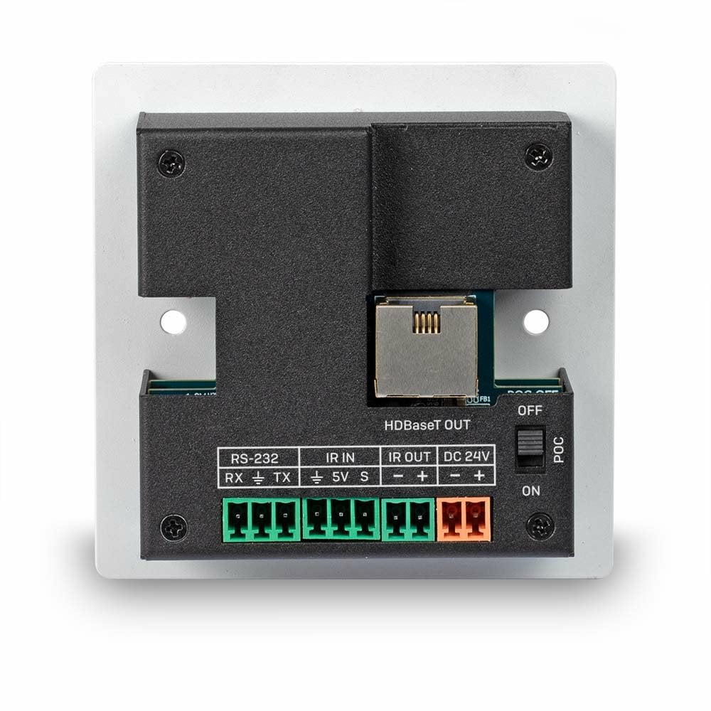 Lindy HDMI/USB-C KVM-Extender über HDBaseT, bis 150 m, UK WallPlate