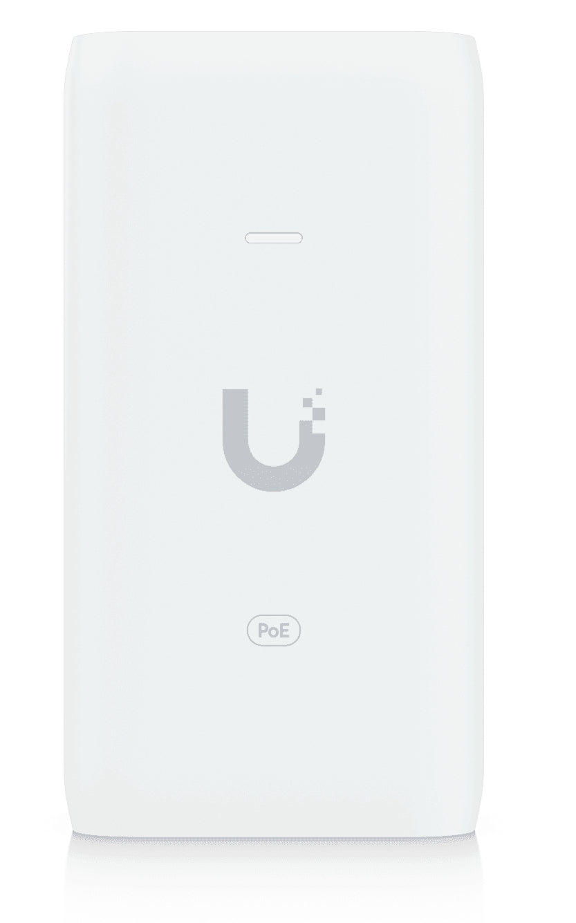 Ubiquiti PoE-Injektor 15 W – Aktives PoE, Gigabit Ethernet, RJ-45×2, 48 V – Weiss