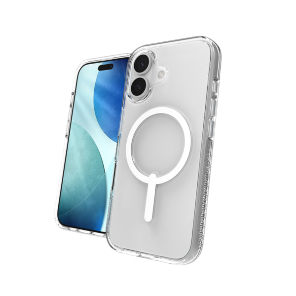 ZAGG Crystal Palace Snap – Backcover – für Apple iPhone 17, Graphen, transparent, bis 4 m Sturzsicher