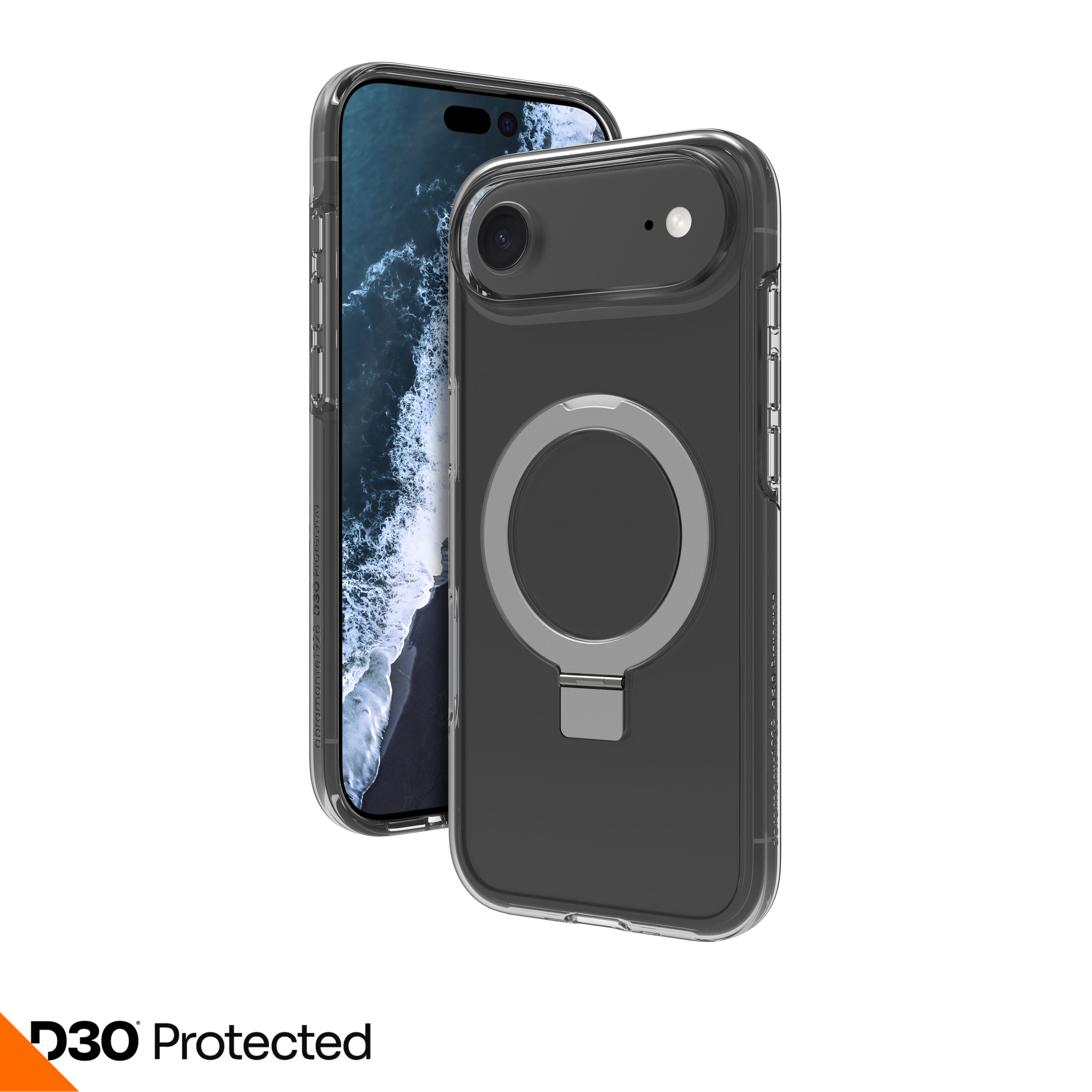 dbramante1928 Iceland Ultra D3O MS Kick Backcover – für Apple iPhone 17 Air, Transparent, bis 4 m Sturzsicher