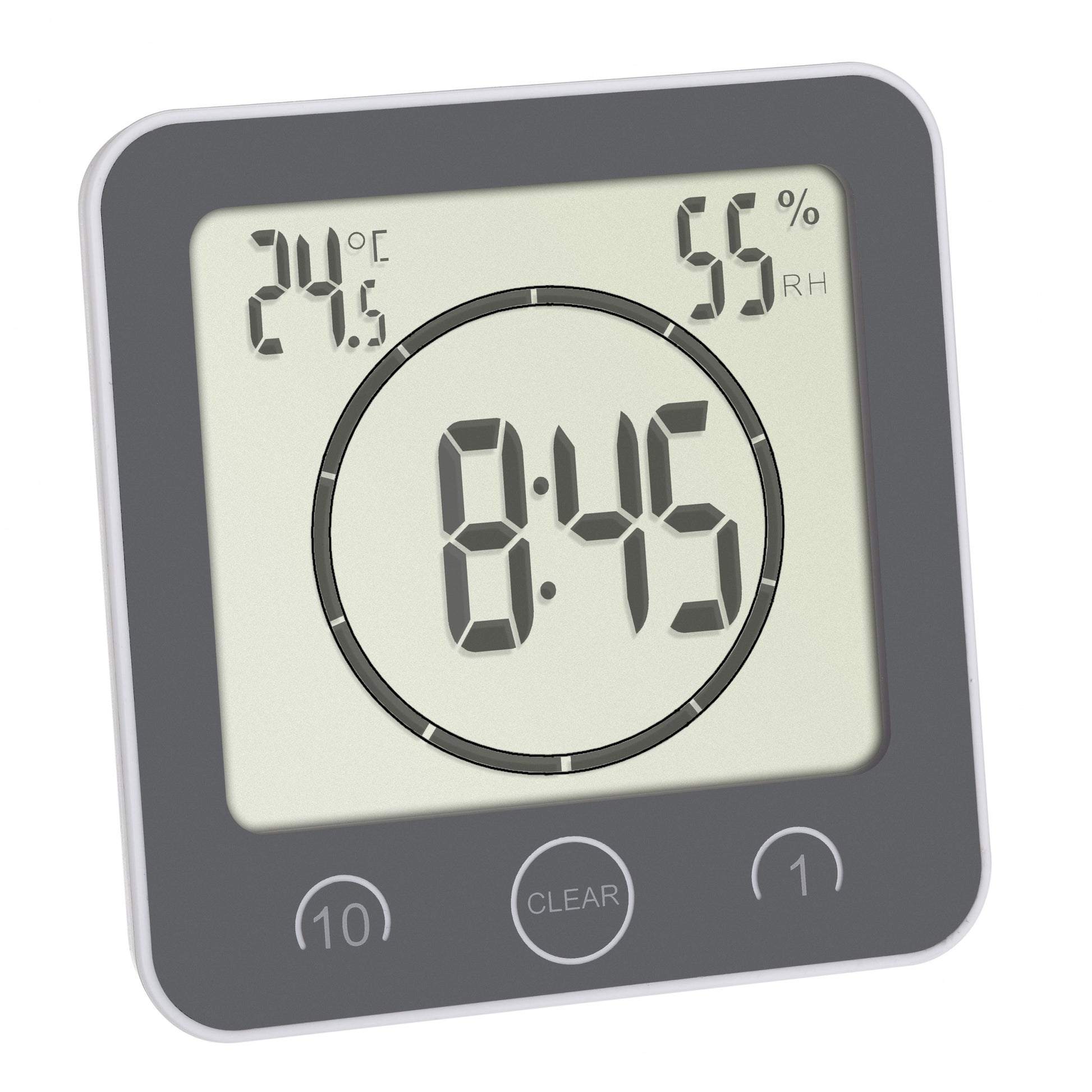 TFA-Dostmann TFA Dostmann Timer – Zeitmesser 99 Min, lautlos, 10,6 × 10,9 × 4,1 cm, weiss, Kunststoff