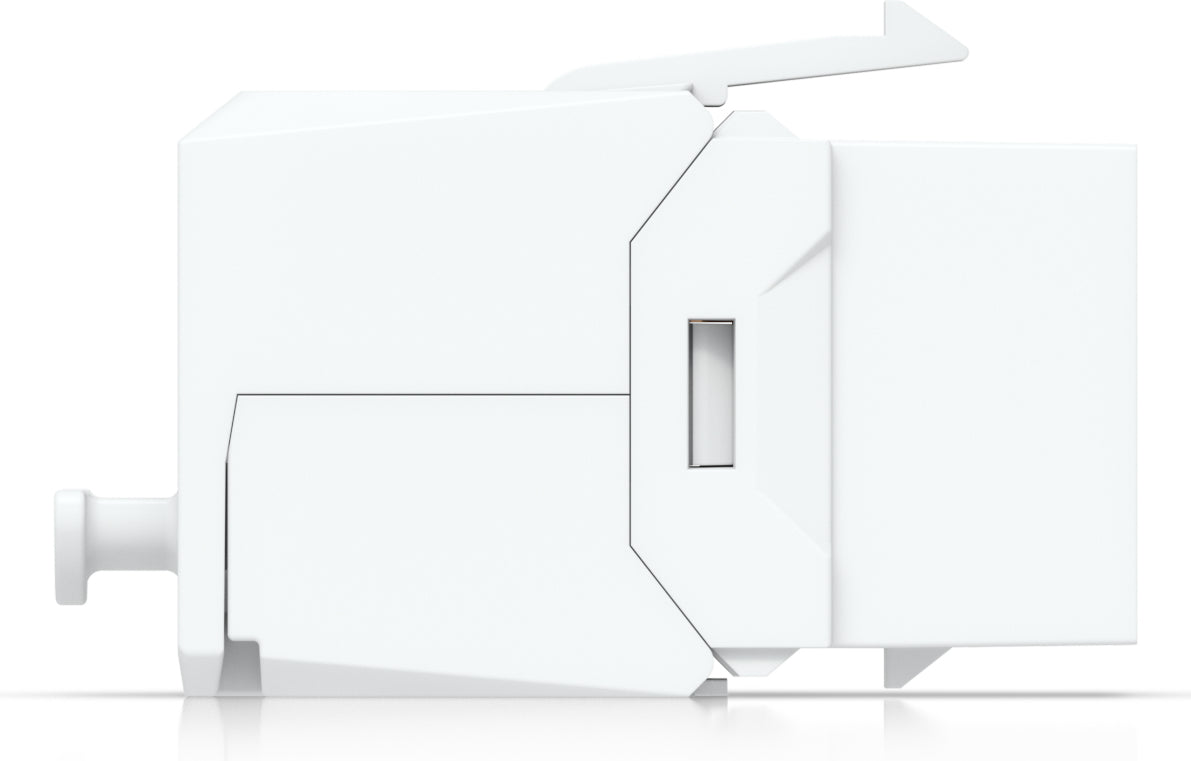 Ubiquiti Keystone-Modul RJ45, für Cat6, T568A/B, werkzeuglos, Weiss, 12er-Pack