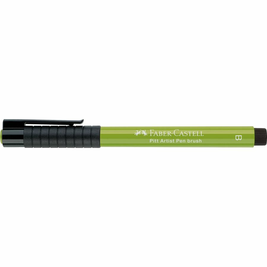 Faber-Castell PITT Artist Pen – Pinselstift, 2,5 mm, pigmentiert, Maigrün