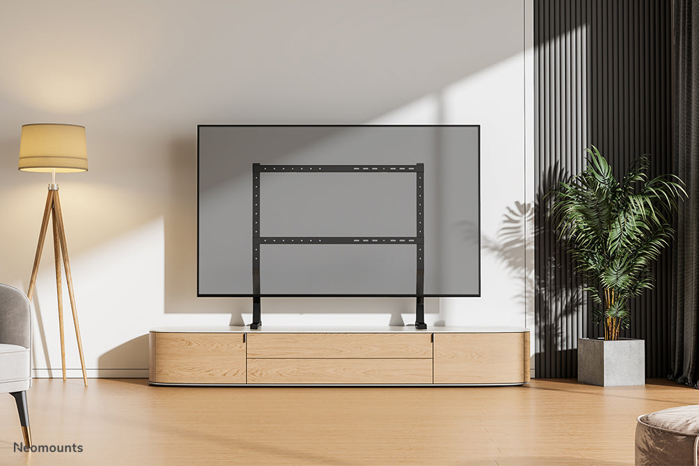 Neomounts DS45-430BL18 – Max. 2,29 m Bildschirmdiagonale, Höhenverstellung 0-100 mm