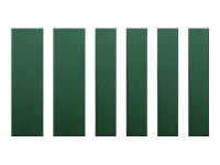 QNAP Thermopad-Set für M.2 SSD – 68 × 21 × 1,5 mm, Grün, Silikon, 6 Stk.