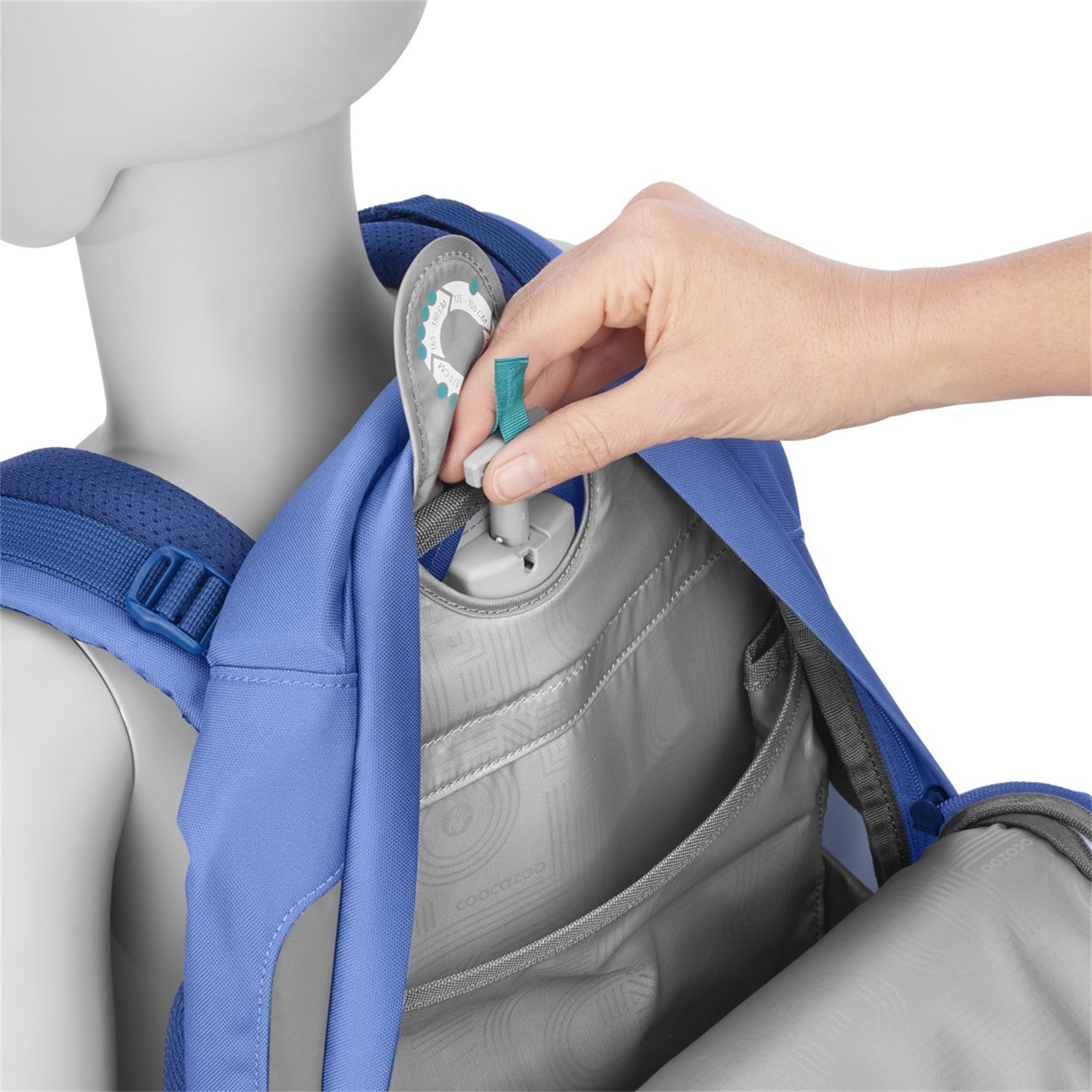 Coocazoo Rucksack Mate – All Blue – 30,0 × 44,0 × 23,0 cm – recycelte Materialien