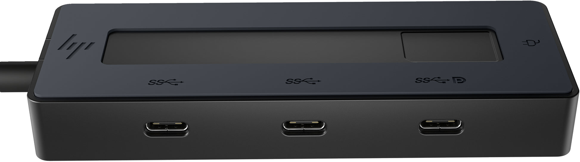 HP Multiport-Adapter – USB-C, 1× DP, 4× USB-C, 65 W PD, für Windows/Mac/ChromeOS