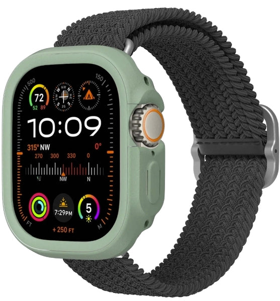 RhinoShield Thermoplastisches Elastomer (TPE), Grün, für Apple Watch Ultra 3 (49 mm)