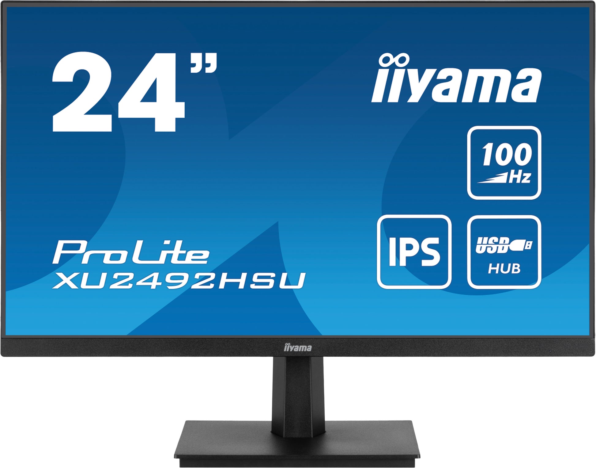 iiyama XU2492HSU-B6 – Monitor, 24", 1920 × 1080 (Full HD), IPS, 100 Hz, 250 cd/m²