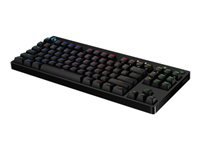 Logitech G PRO – Gaming-Tastatur TKL – Mechanisch – Kabelgebunden (USB) – RGB – QWERTY (US-INT) – Schwarz