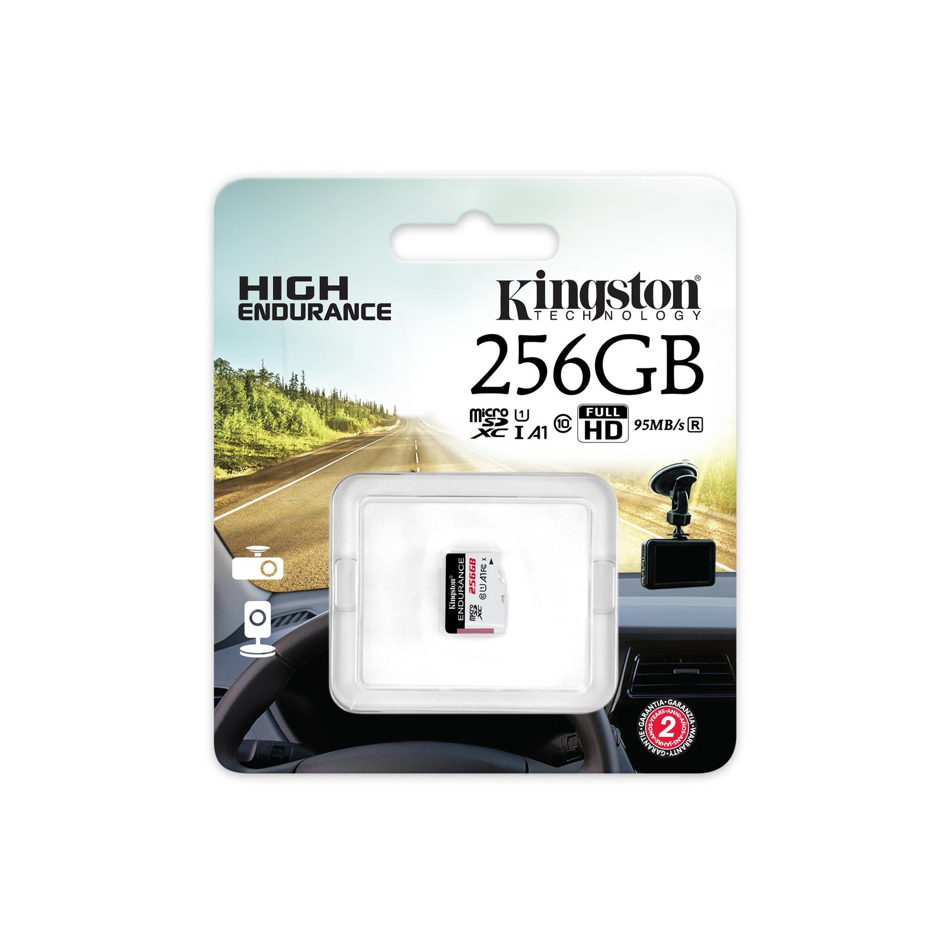 Kingston Technology Kingston Endurance Speichergerät – 256 GB, UHS-I, A1, Klasse 10, 95/45 MB/s