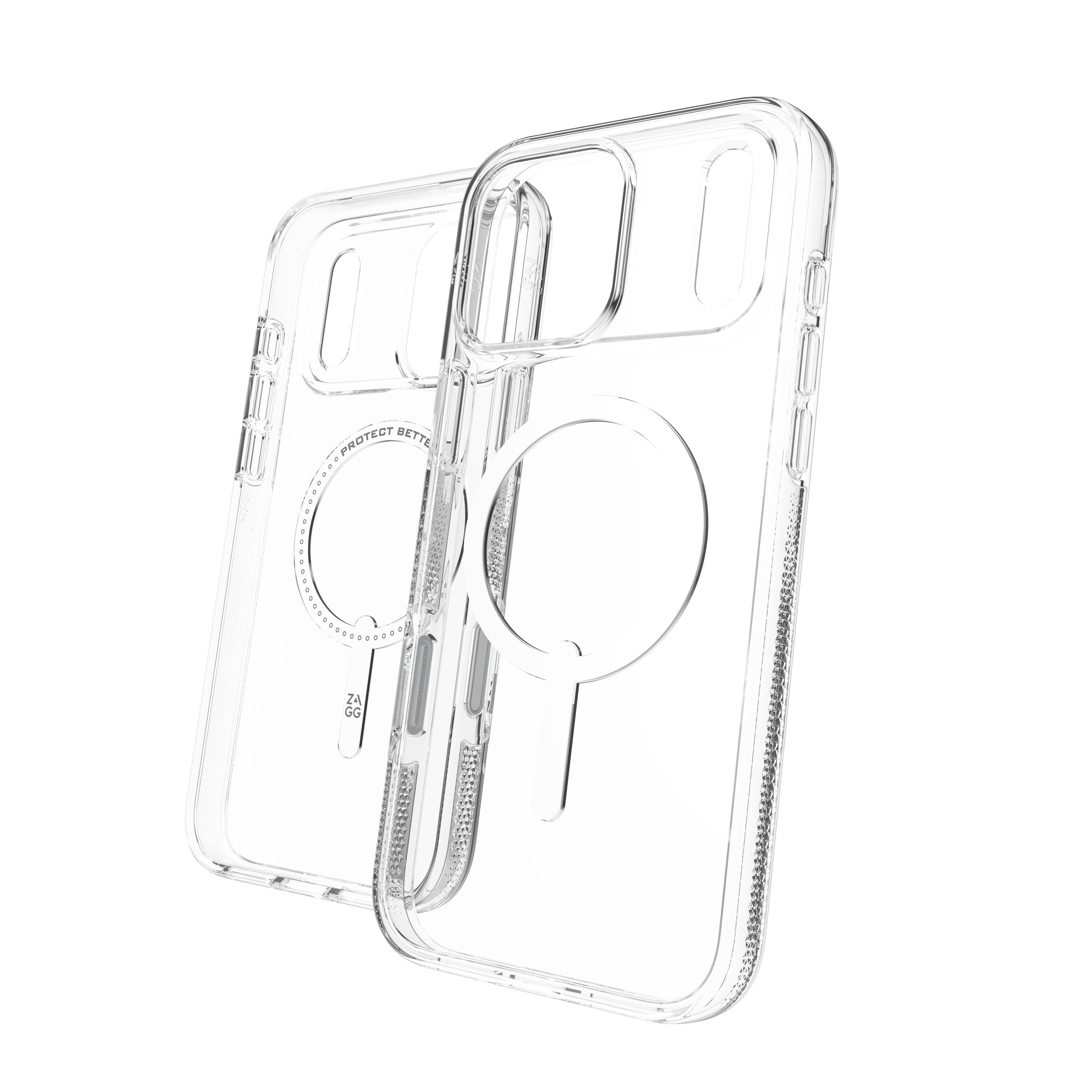 ZAGG Crystal Palace Snap Backcover – für Apple iPhone 17 Pro Max, Graphen, Transparent, bis 4 m Sturzsicher