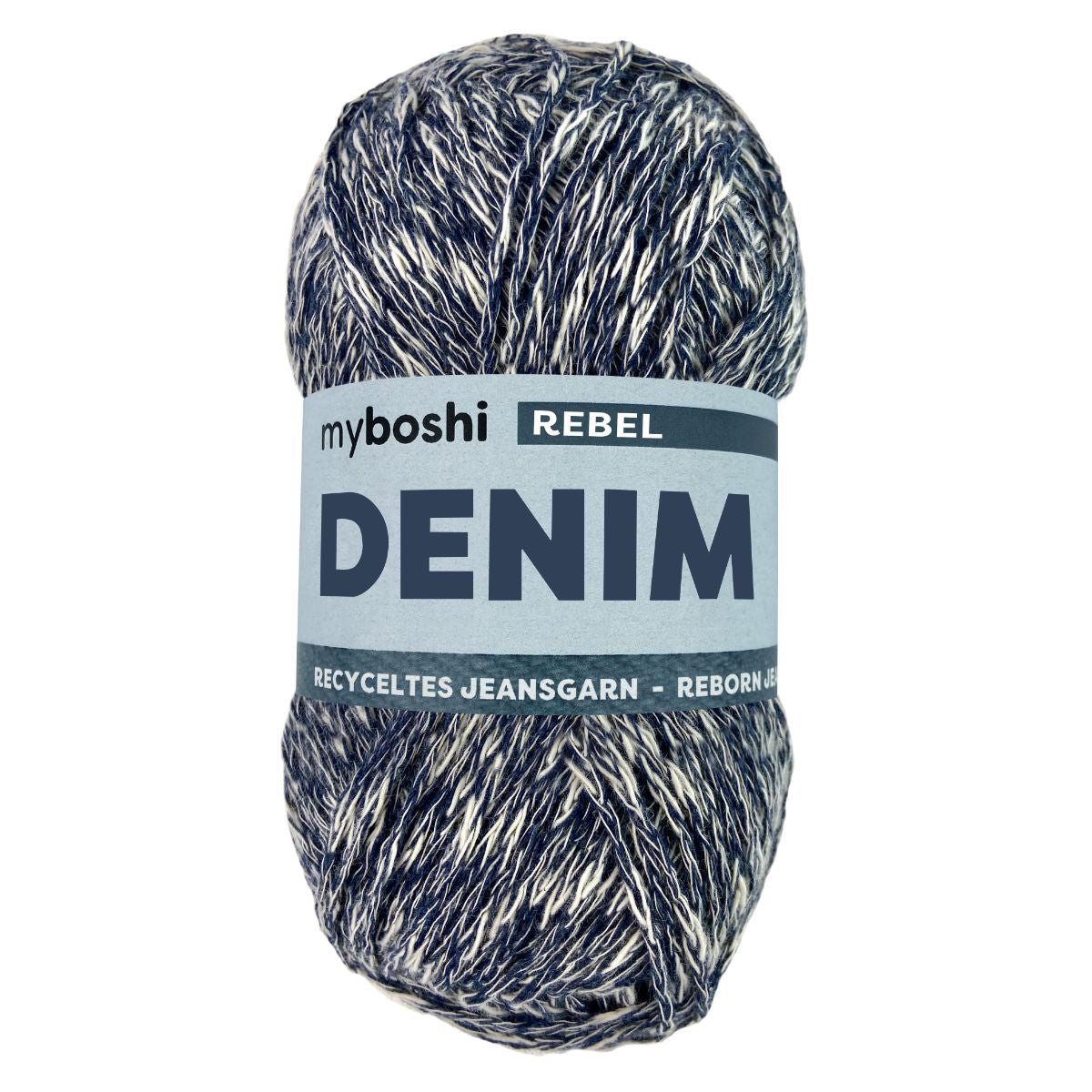 myBoshi Denim Rebel Feine Wolle Dunkelblau – 50 g, 135 m, Nadel 2 mm